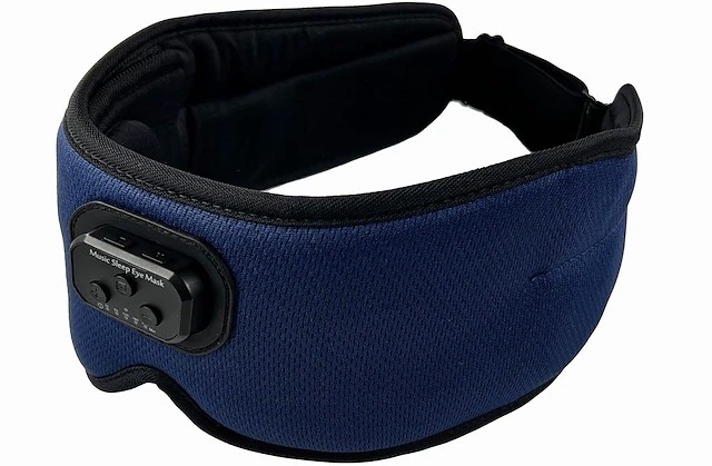 Sleep Headphones White Noise Cancelling HD 3D Bluetooth 5.2 Silk Sleeping Eye Mask - Monetha