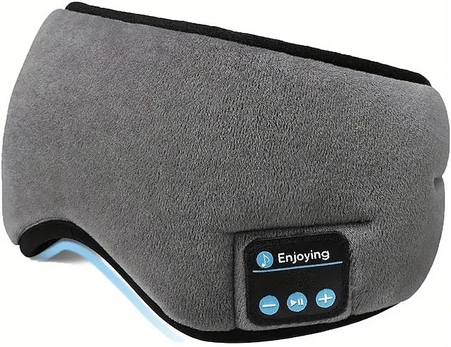 Wireless Sleep Mask Sleep Headphones Adjustable Washable Music Travel Sleeping Headset - Monetha